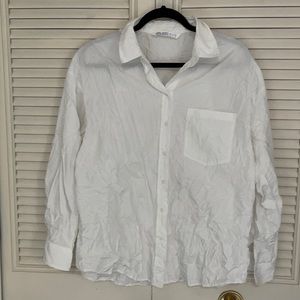Zara wrinkly shirt